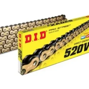 Bestseller DID ŁAŃCUCH NAPĘDOWY 520VX3GB-130 (130 OGNIWA) X-RING ZŁOTY (OTWARTY + ZAPINKA)
